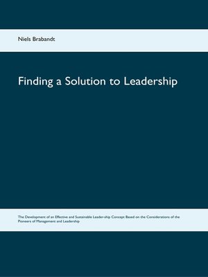cover image of Finding a Solution to Leadership